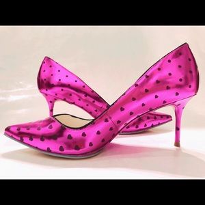 Sophia Webster Luella Pink Metallic Heels